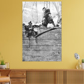 歩く板 キャンバスプリント (インサイチュ (リビング))