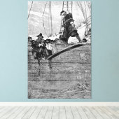 歩く板 キャンバスプリント (インサイチュ (ウッドフロア))