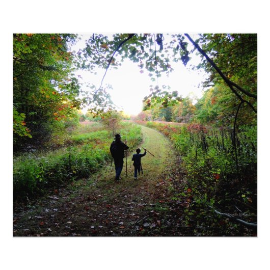 歩く棒 フォトプリント            (正面)