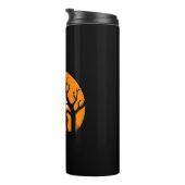 歩く死体シルエット タンブラー (回転右)