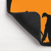 歩く死体シルエット マウスパッド (コーナー)