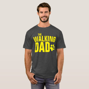 歩く犬のパパ Tシャツ