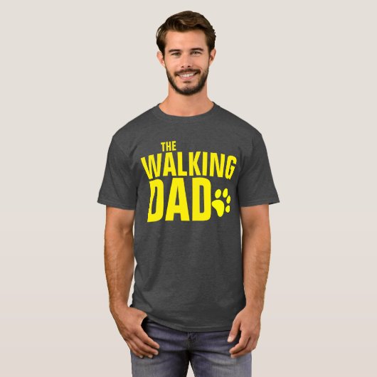 歩く犬のパパ Tシャツ (正面フル)