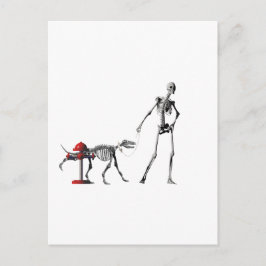 歩く犬 ポストカード