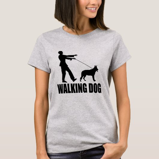 歩く犬 Tシャツ (正面)