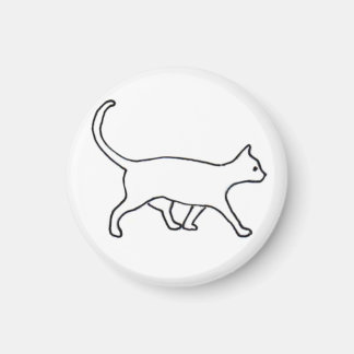 歩く猫マグネット マグネット