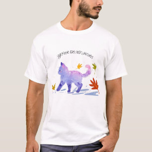 歩く猫 Tシャツ