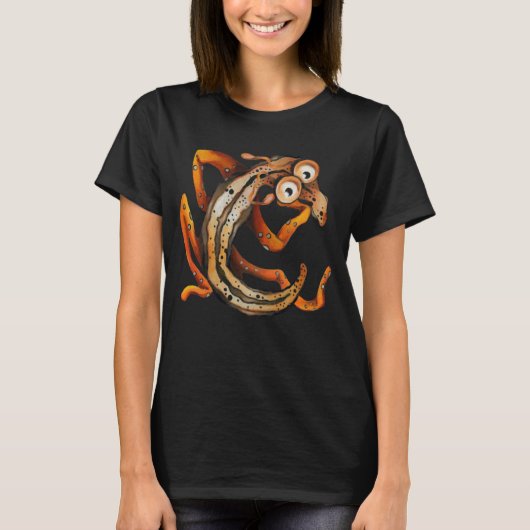 歩く線虫 Tシャツ (正面)