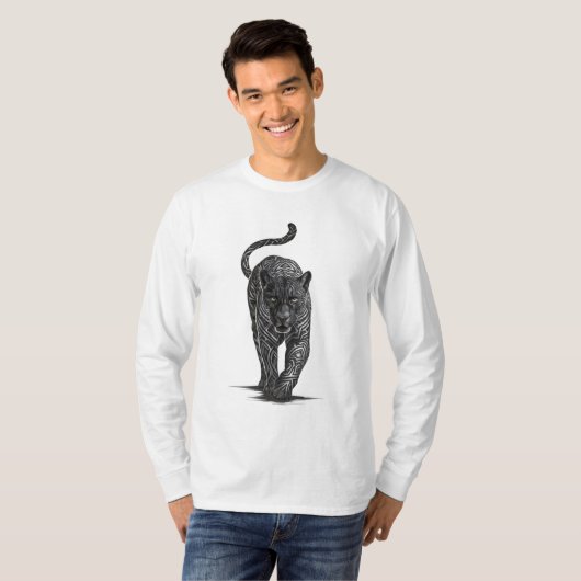 歩く虎 Tシャツ (正面フル)