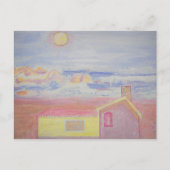 歩く裸足 ポストカード (正面)