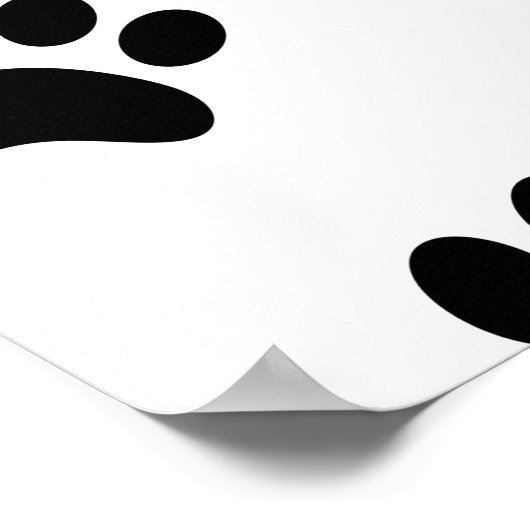 歩く足 ポスター (角)