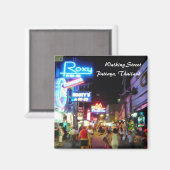 歩く通り，パタヤ，タイ マグネット (正面/裏面)