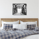 歩く遠くにキャンバス キャンバスプリント (インサイチュ (寝室))