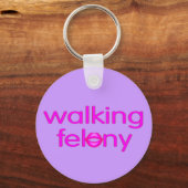 歩く重罪 キーホルダー (正面)