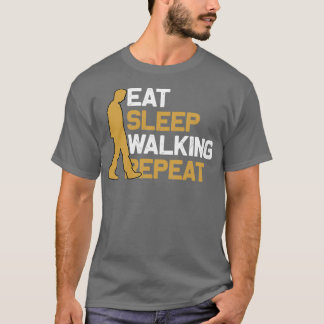 歩く食べ睡眠 Tシャツ