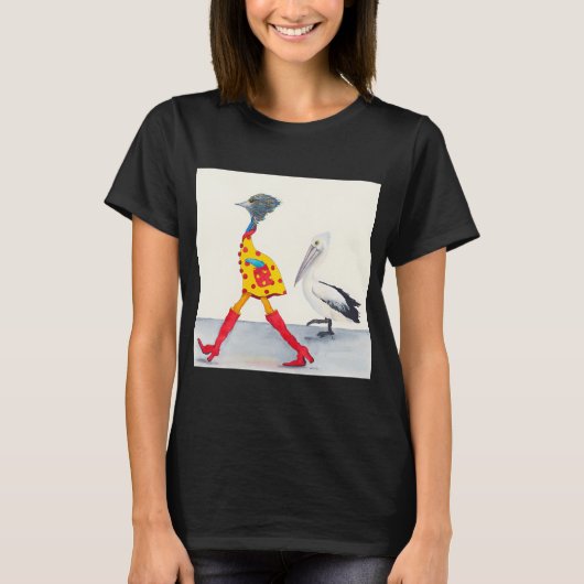 歩く魚 Tシャツ (正面)