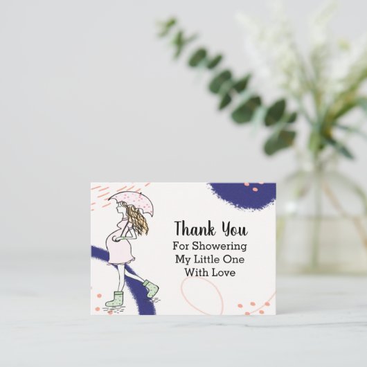 歩く・イン・ザ・レイン ノートカード (スタンド正面)