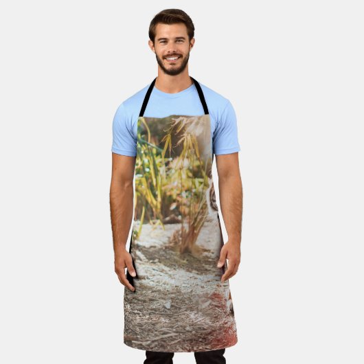 歩く エプロン (着用した状態)