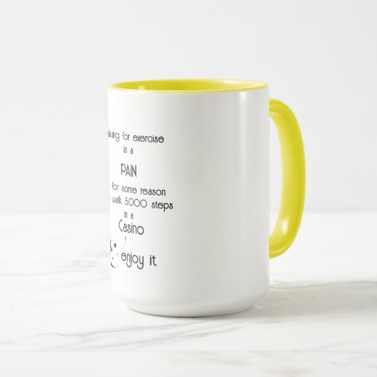 「歩く」コンボ マグカップ (正面右)