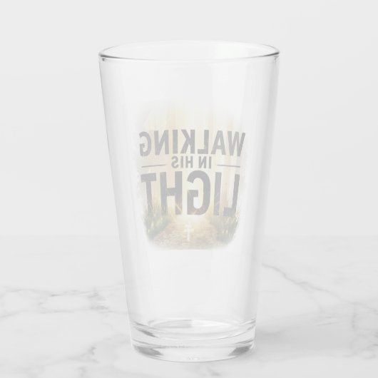 歩く タンブラーグラス (裏面)