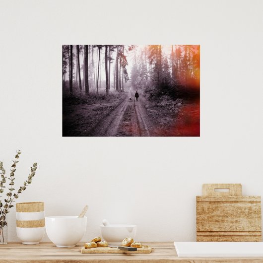 歩く ポスター (キッチン)