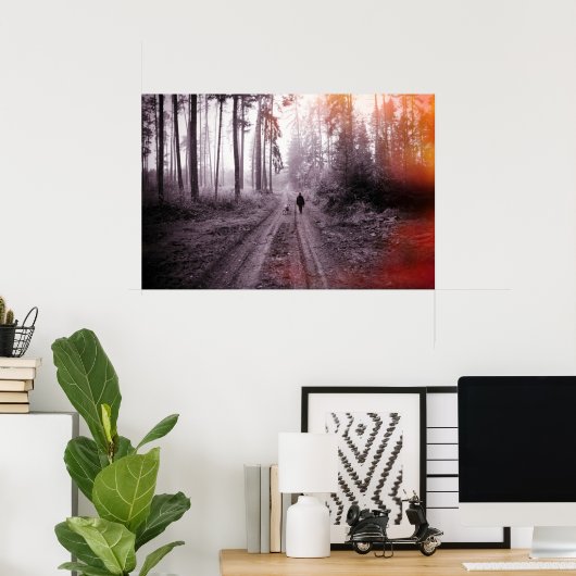 歩く ポスター (ホームオフィス)