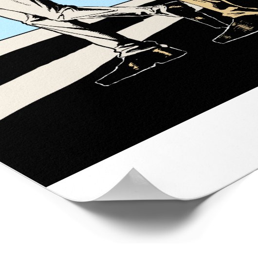 歩く ポスター (角)