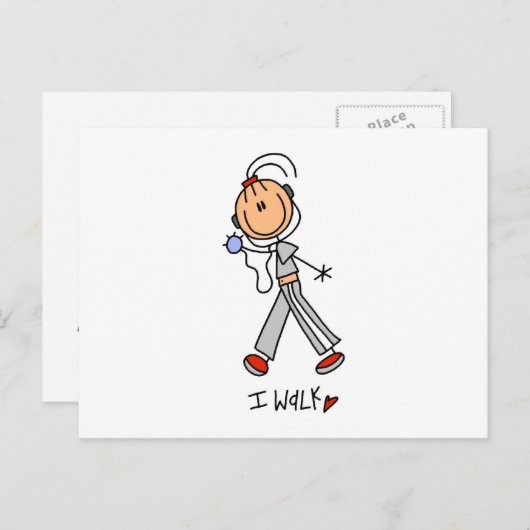 歩く ポストカード (正面/裏面)
