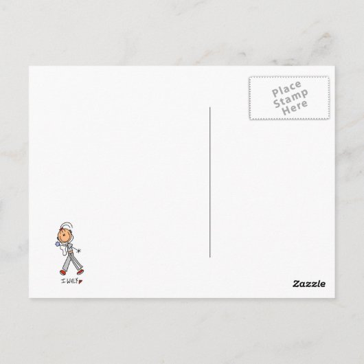 歩く ポストカード (裏面)