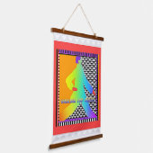 歩く 吊り下げ型タペストリー (傾斜あり)