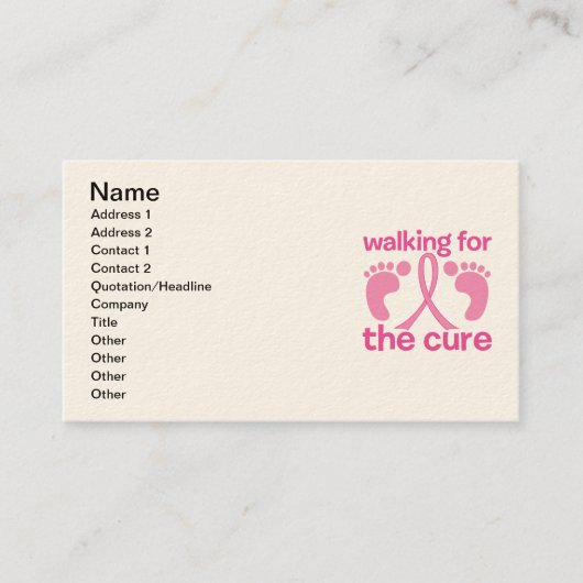 歩く 名刺 (正面)