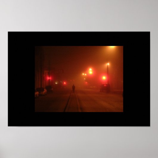 歩く(暗い後) ポスター (正面)