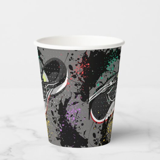 歩く 紙コップ (正面)