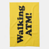 歩くATM! キッチンタオル (縦)