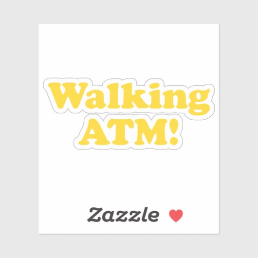 歩くATM! シール (シート)