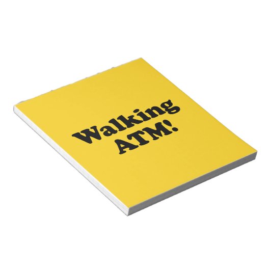 歩くATM! ノートパッド (アングル)