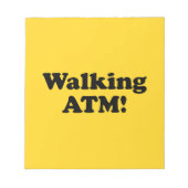 歩くATM! ノートパッド (正面)