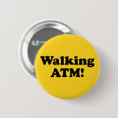 歩くATM! 缶バッジ (正面&裏面)