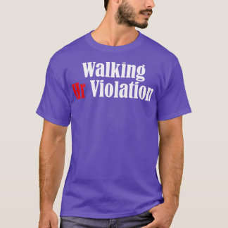 歩くHR違反のおもしろい攻撃的な大人のユーモア5 Tシャツ
