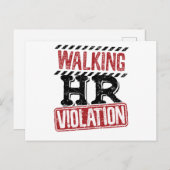 歩くHR違反人事管理悪夢 ポストカード (正面/裏面)