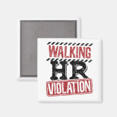 歩くHR違反人事管理悪夢 マグネット (正面/裏面)