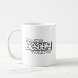 歩くOSHA違反 コーヒーマグカップ
