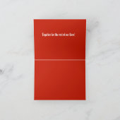 歩こう…赤（バレンタイン） サンキューカード (内部)