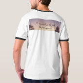 「歩む道に沿って」インスピレーションTシャツ Tシャツ (裏面フル)