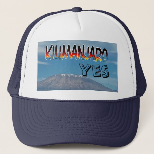 歩カッコいい人気があるく登り可能な山Kilimanjaro キャップ (正面)