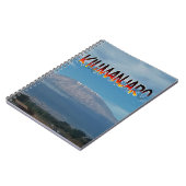 歩カッコいい人気があるく登り可能な山Kilimanjaro ノートブック (左側)