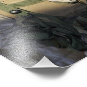 歩兵の偵察が彼の武器を狙う フォトプリント            (角)