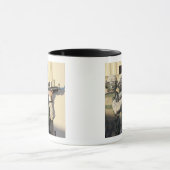 歩兵の偵察が彼の武器を狙う マグカップ (中央)