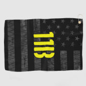 歩兵の米国国旗 ゴルフタオル (横)