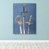 歩兵将校の剣 キャンバスプリント (インサイチュ (ウッドフロア))